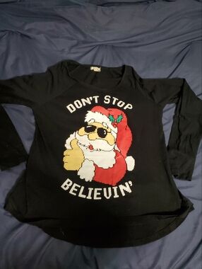 Christmas/Santa Womens Tee, Size M